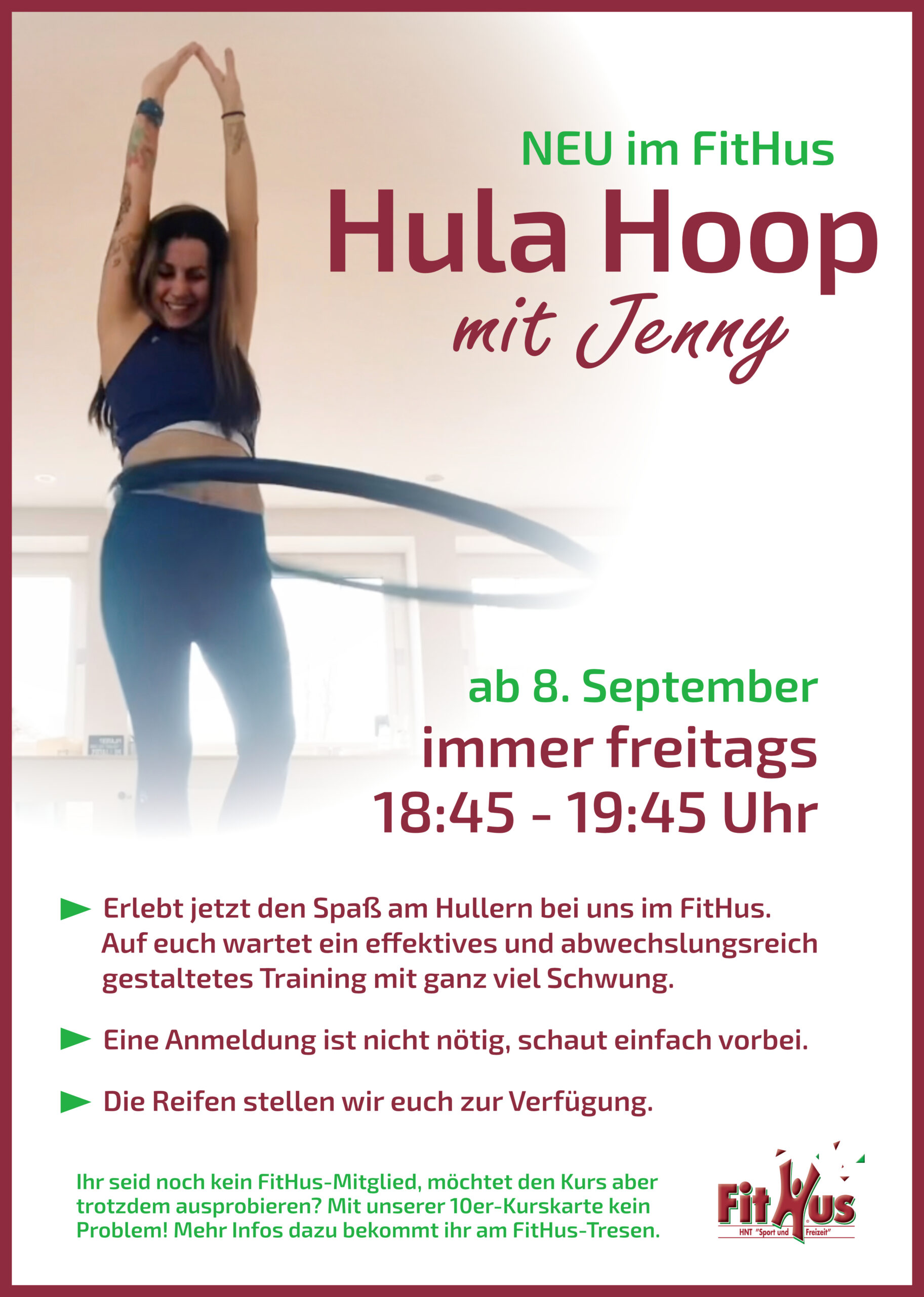 FitHus neuer Kurs Hula Hoop