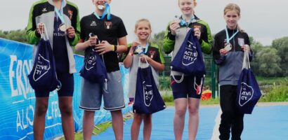 Elbe-Triathlon Siegerehrung