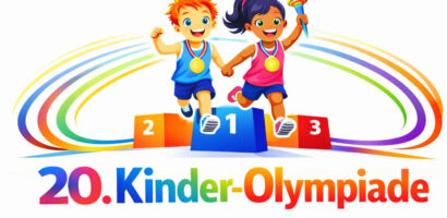 Das offizielle Logo der 20. Hamburger Kinder-Olympiade 2026.