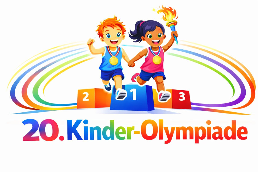 Das offizielle Logo der 20. Hamburger Kinder-Olympiade 2026.