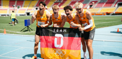 Team D beim EYOF 2025 in Skopje