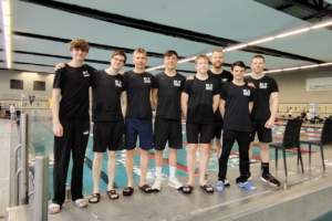 Ein Gruppenfoto des HNT Männer-Teams bei der DMS Landesliga 2025.