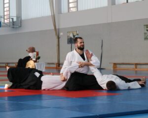 Ein Foto von Vincent bei seiner Prüfung.