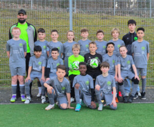 Ein Mannschaftsfoto der 1. E-Jugend Jahrgang 2015.