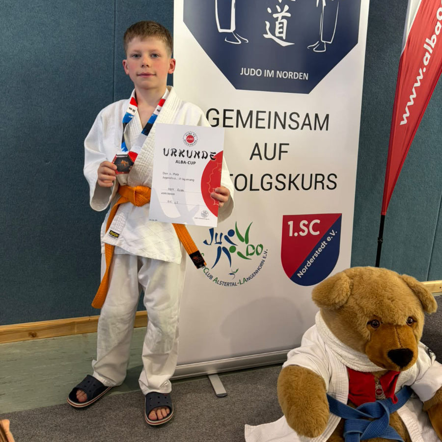 Judoka sammeln Medaillen beim ALBA-Cup