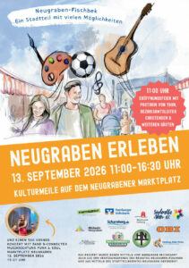 Das Plakat für das Stadtteilfest "Neugraben erleben" 2026.