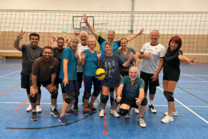 Ein Gruppenfoto der Mixed-Gruppe am Montag.
