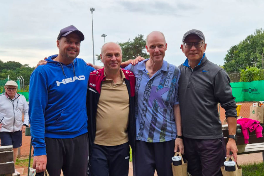 Ein Foto von der Saisonabschlussfeier der HNT-Tennisabteilung 2026.
